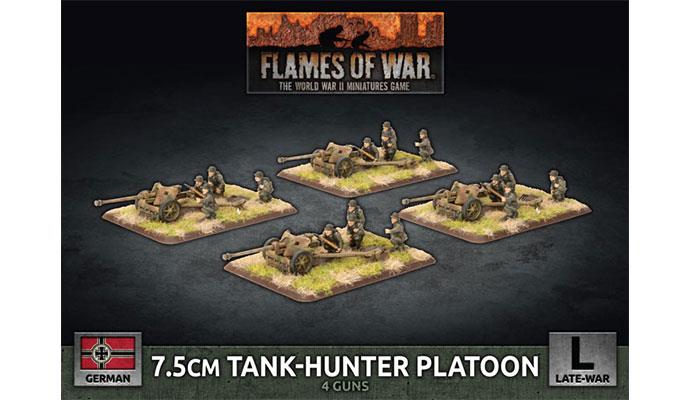 Flames of War: German 7.5cm Tank-Hunter Platoon (Late War) (ONLINE ORDER ONLY)