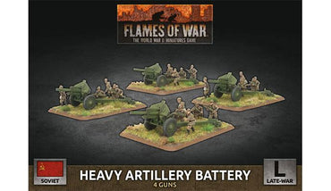 Flames of War: Soviet Heavy Artillery Battery (Late War) (ONLINE ORDER ONLY)