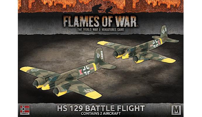 Flames of War: German HS 129 Battle Flight (Mid War) (ONLINE ORDER ONLY)