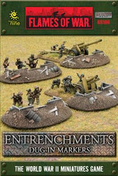 Flames of War: Entrenchments - Dug in Markers (ONLINE ORDER ONLY)