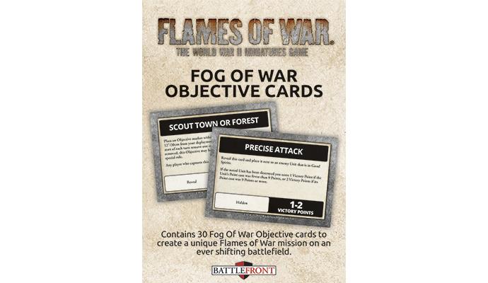 Flames of War: Fog Of War - Objective Cards (ONLINE ORDER ONLY)