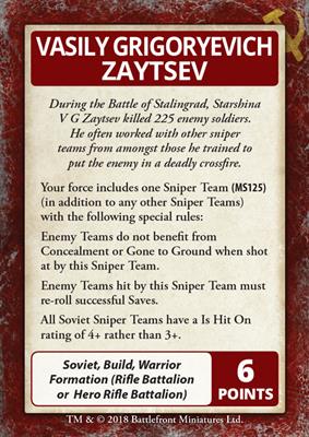Flames of War: Soviet Enemy at the Gates Command Cards (ONLINE ORDER ONLY)