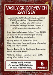 Flames of War: Soviet Enemy at the Gates Command Cards (ONLINE ORDER ONLY)