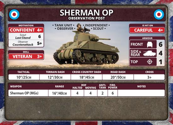 Flames of War: British Sherman Armoured Troop (Late War) (ONLINE ORDER ONLY)