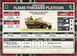 Flames of War: German Armoured Flame-Thrower Platoon (Mid War) (ONLINE ORDER ONLY)