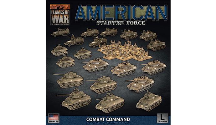 Flames of War: American US Combat Command Army Deal (Late War) (ONLINE ORDER ONLY)