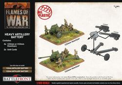 Flames of War: Soviet Heavy Artillery Battery (Late War) (ONLINE ORDER ONLY)