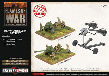Flames of War: Soviet Heavy Artillery Battery (Late War) (ONLINE ORDER ONLY)