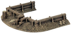Flames of War: Log Emplacements - Gun Pit Markers (ONLINE ORDER ONLY)