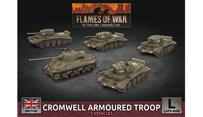 Flames of War: British Cromwell Armoured Troop (Late War) (ONLINE ORDER ONLY)