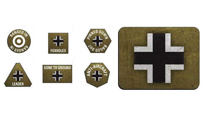 Flames of War: German Tokens and Objectives (ONLINE ORDER ONLY)