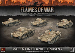 Flames of War: Soviet Valentine Tank Company (Mid War) (ONLINE ORDER ONLY)