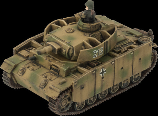 Flames of War: German Panzer III (Late) Tank Platoon (Mid War) (ONLINE ORDER ONLY)