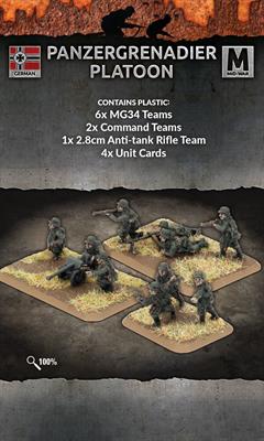Flames of War: German Panzergrenadier Platoon (Mid War) (ONLINE ORDER ONLY)