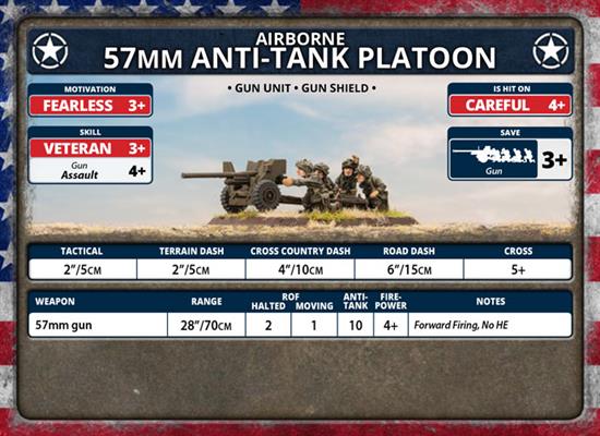 Flames of War: D-Day - American Unit Cards (ONLINE ORDER ONLY)