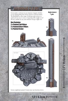 Battlefield in a Box: Gothic Industrial - Pillars (ONLINE ORDER ONLY)
