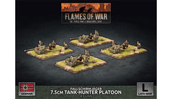 Flames of War: German Fallschirmjäger 7.5cm Tank Hunter Platoon (Late War) (ONLINE ORDER ONLY)