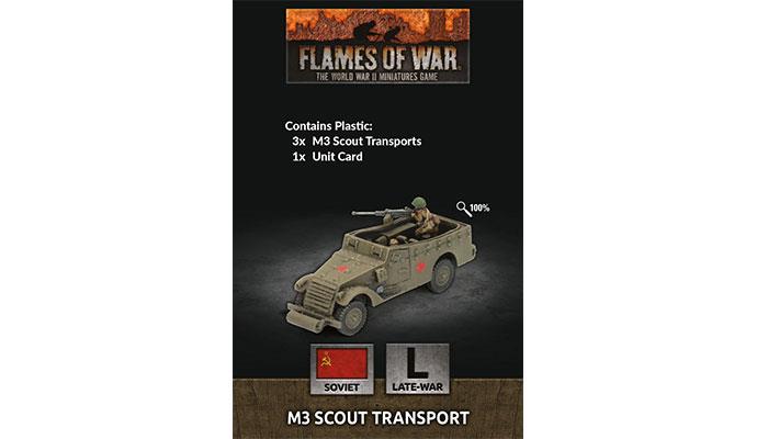 Flames of War: Soviet M3 Scout Transport (Late War) (ONLINE ORDER ONLY)