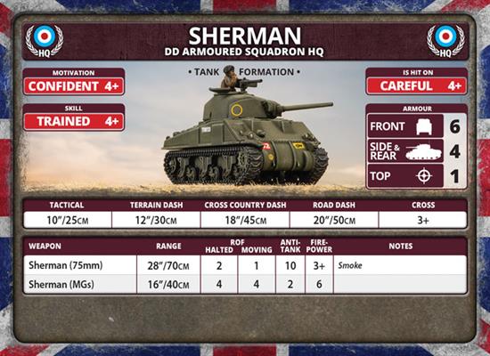 Flames of War: British Sherman Armoured Troop (Late War) (ONLINE ORDER ONLY)