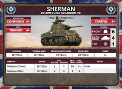 Flames of War: British Sherman Armoured Troop (Late War) (ONLINE ORDER ONLY)