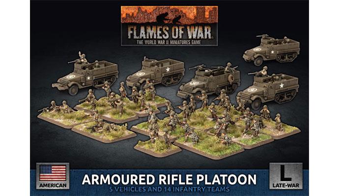 Flames of War: American Armored Rifle Platoon (Late War) (ONLINE ORDER ONLY)