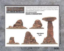 Battlefield in a Box: Badlands Pillars - Mars (ONLINE ORDER ONLY)