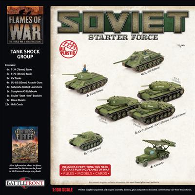 Flames of War: Soviet Starter Force - Tank Shock Group Army Deal (Late War) (ONLINE ORDER ONLY)