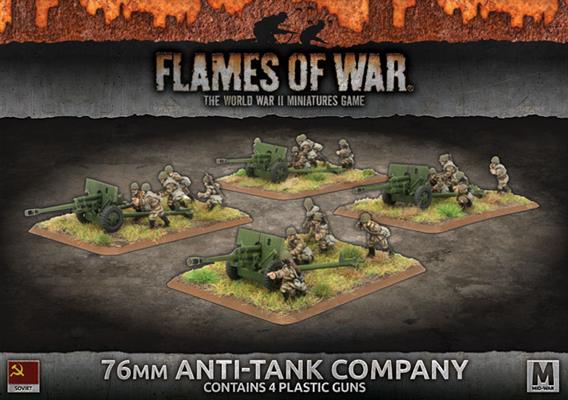 Flames of War: Soviet 76mm Anti-Tank Company (Mid War) (ONLINE ORDER ONLY)