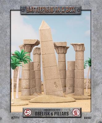 Battlefield in a Box: Forgotten City - Obelisk & Pillars (ONLINE ORDER ONLY)