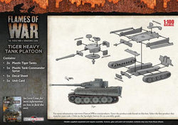 Flames of War: German Tiger Heavy Tank Platoon (Mid War) (ONLINE ORDER ONLY)