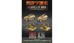 Flames of War: German Armoured SS Reconaissance Company HQ (Late War) (ONLINE ORDER ONLY)