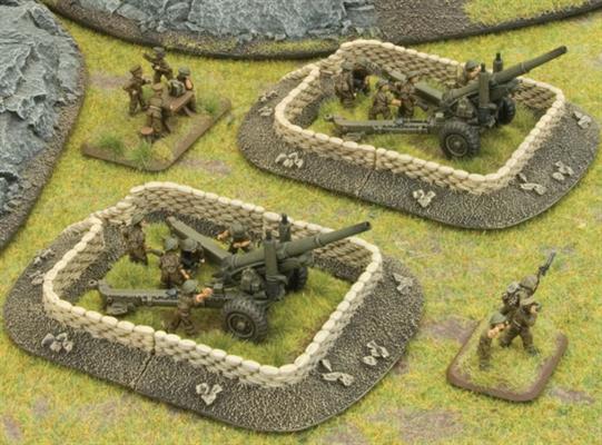 Flames of War: Sandbags - Gun Pit Markers (ONLINE ORDER ONLY)