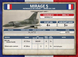 Team Yankee: Mirage 5 Hunting Patrol (ONLINE ORDER ONLY)