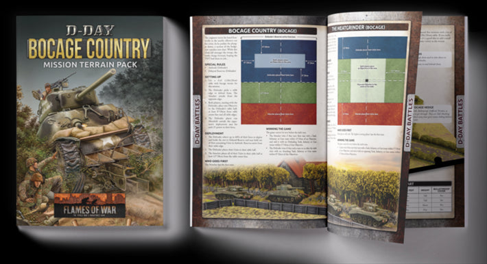 Flames of War: D-Day - Bocage Mission Terrain Pack (ONLINE ORDER ONLY)
