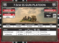 Flames of War: D-Day - Waffen-SS Unit Card Pack (ONLINE ORDER ONLY)