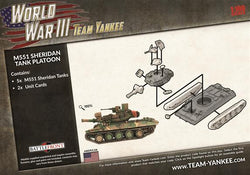 Team Yankee: M551 Sheridan Tank Platoon (ONLINE ORDER ONLY)