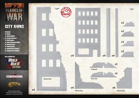 Flames of War: City Ruins (ONLINE ORDER ONLY)