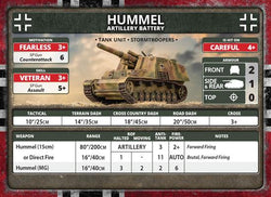 Flames of War: German Hummel Artillery Battery (Late War) (ONLINE ORDER ONLY)