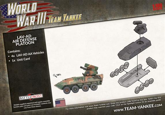 Team Yankee: LAV-AD Air Defense Platoon (ONLINE ORDER ONLY)