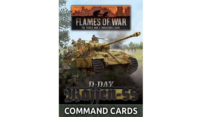 Flames of War: D-Day - Waffen-SS Command Card Pack (ONLINE ORDER ONLY)