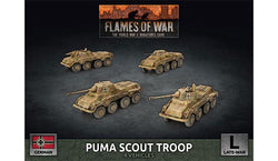 Flames of War: German Puma Scout Troop (Late War) (ONLINE ORDER ONLY)