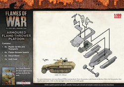 Flames of War: German Armoured Flame-Thrower Platoon (Mid War) (ONLINE ORDER ONLY)