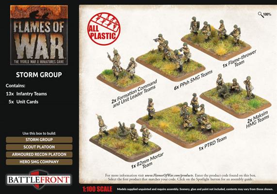Flames of War: Soviet Storm Group (Late War) (ONLINE ORDER ONLY)