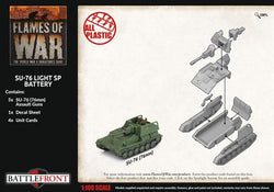 Flames of War: Soviet SU-76 Light SP Battery (Late War) (ONLINE ORDER ONLY)