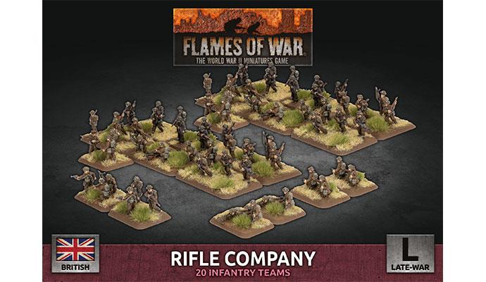 Flames of War: British Rifle Company (Late War) (ONLINE ORDER ONLY)