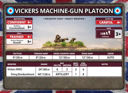 Flames of War: British Vickers MMG Platoon (Late War) (ONLINE ORDER ONLY)