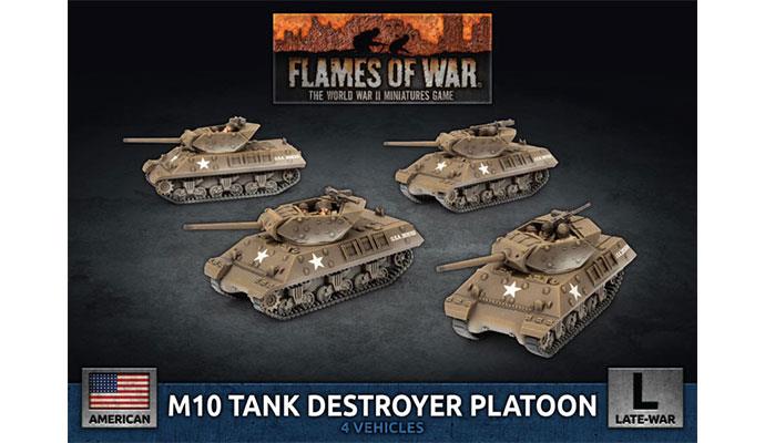 Flames of War: American M10 3-Inch Tank Destroyer Platoon (Late War) (ONLINE ORDER ONLY)