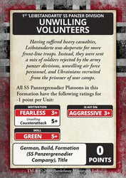 Flames of War: D-Day - Waffen-SS Command Card Pack (ONLINE ORDER ONLY)
