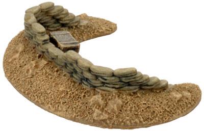 Flames of War: Desert Sandbags - Dug In Markers (ONLINE ORDER ONLY)
