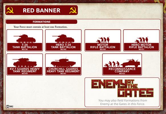Flames of War: Soviet Churchill Heavy Tank Company (Mid War) (ONLINE ORDER ONLY)